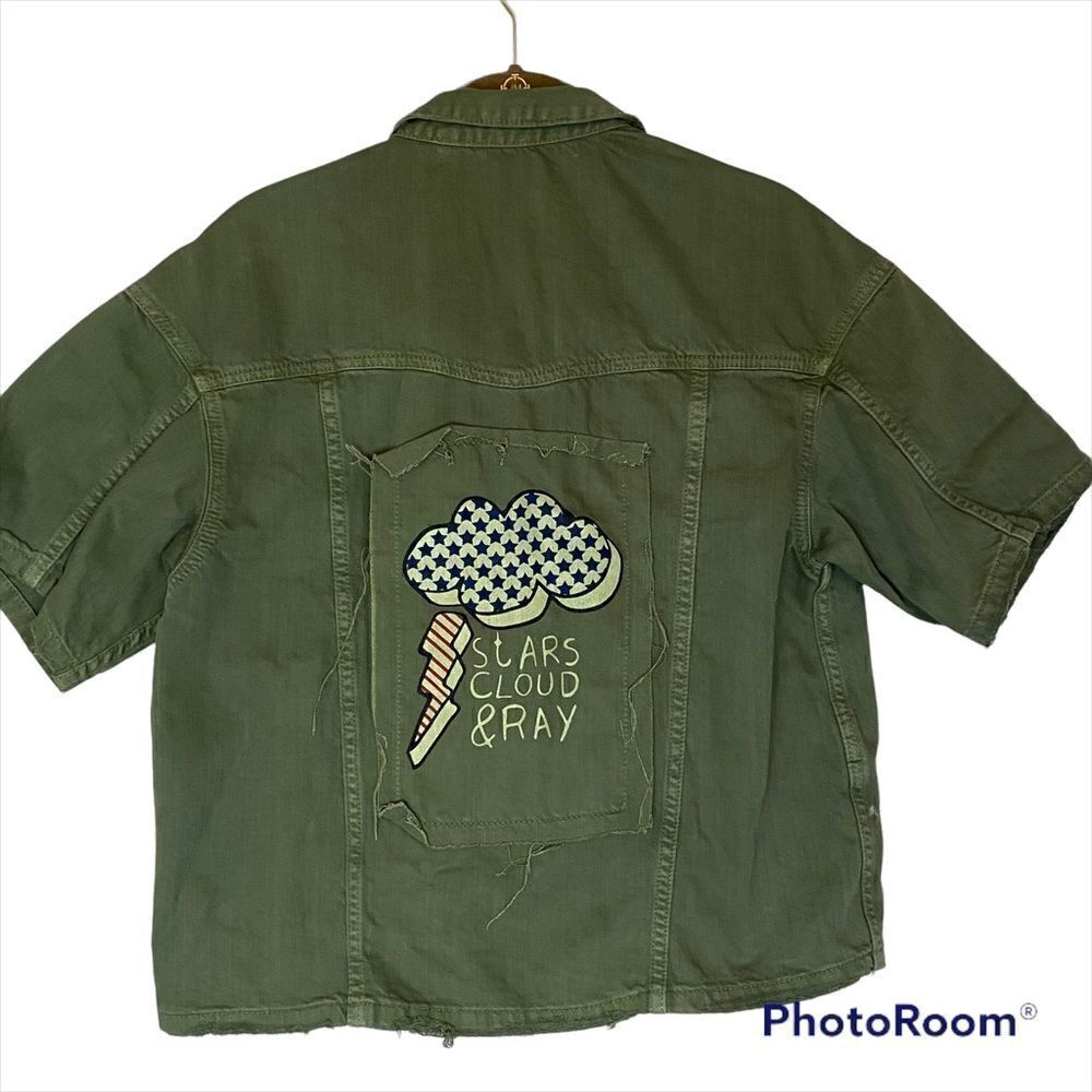 Zara Cropped Patchwork Jacket - Picture 4 of 5